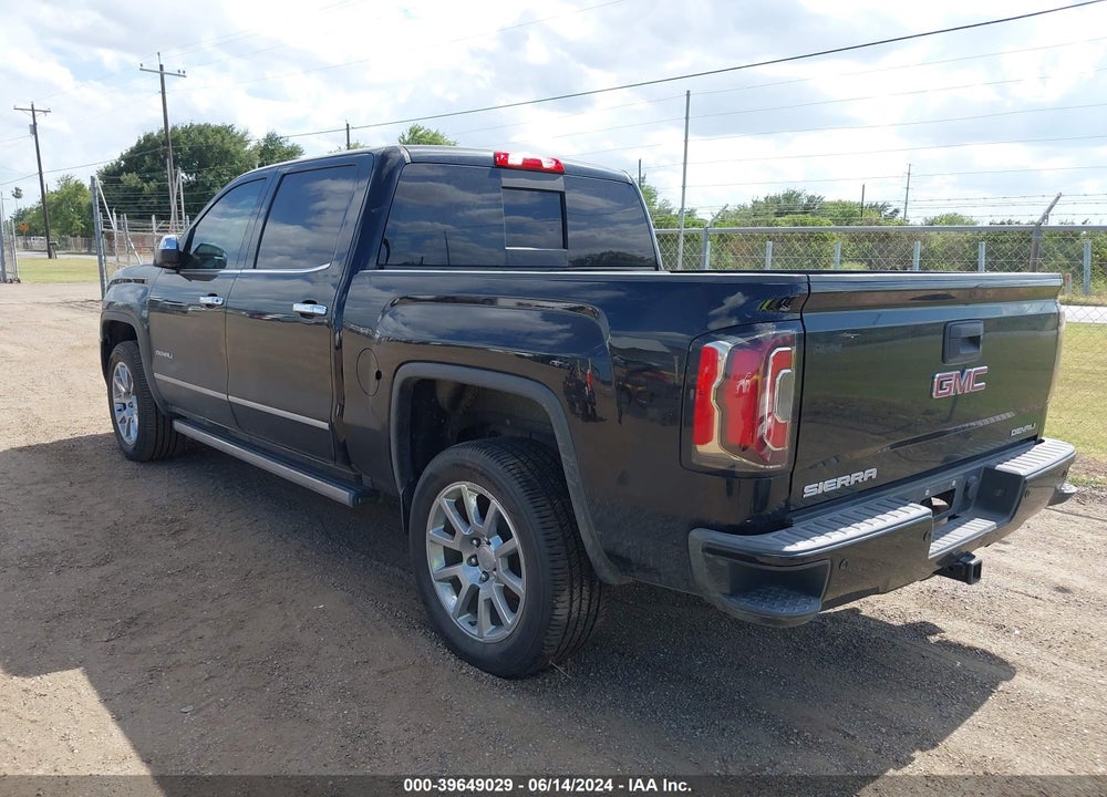 2017 GMC SIERRA 1500 DENALI VIN: 3GTU2PEJ6HG313390