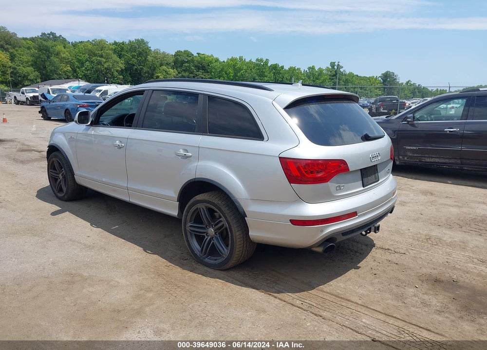 2015 AUDI Q7 3.0T S LINE PRESTIGE VIN: WA1DGAFE5FD015109