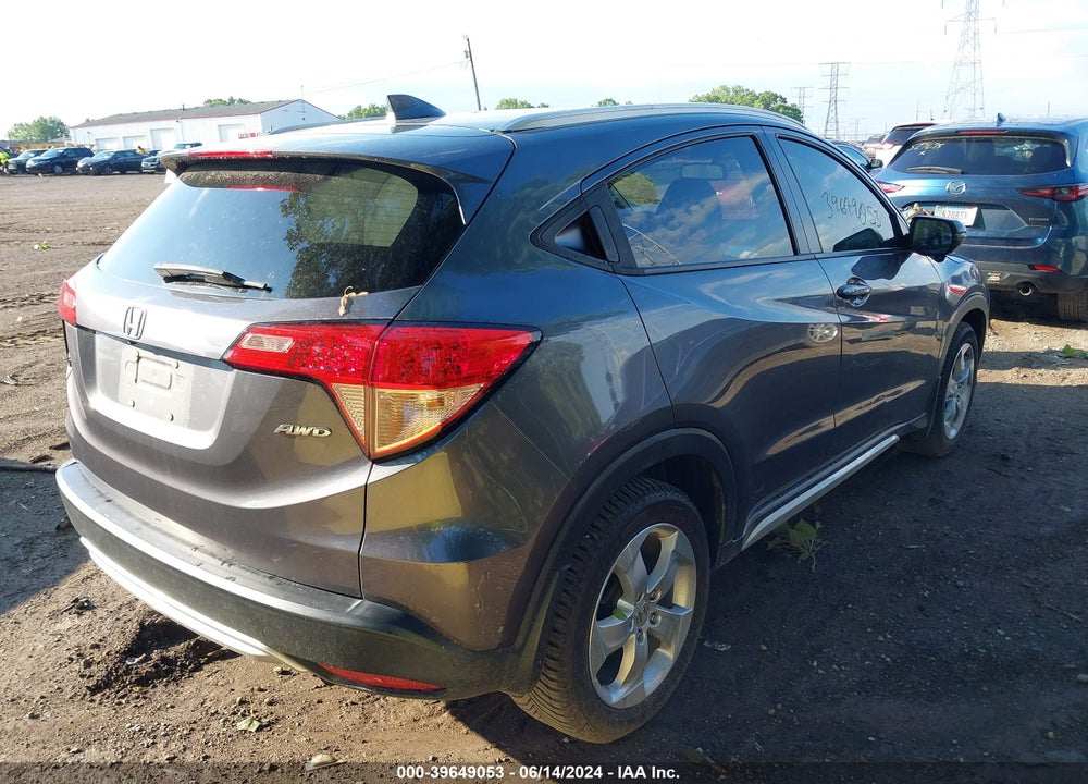 2016 HONDA HR-V EX-L VIN: 3CZRU6H76GM700462