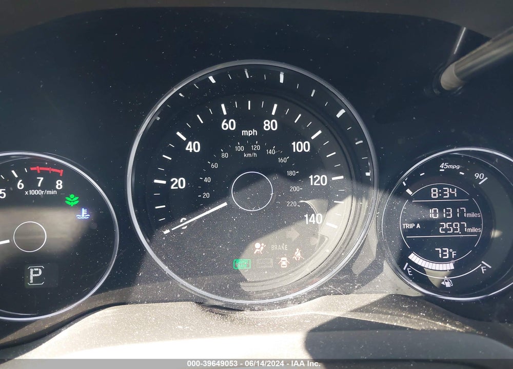 2016 HONDA HR-V EX-L VIN: 3CZRU6H76GM700462