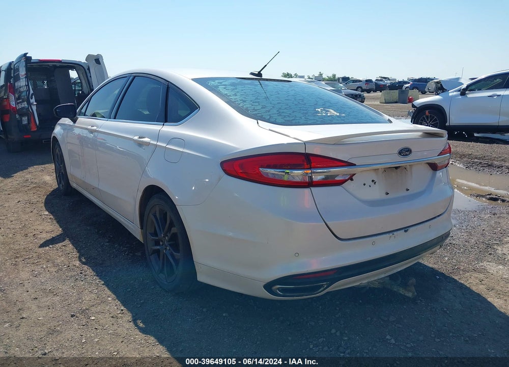 2018 FORD FUSION SE VIN: 3FA6P0H95JR180737