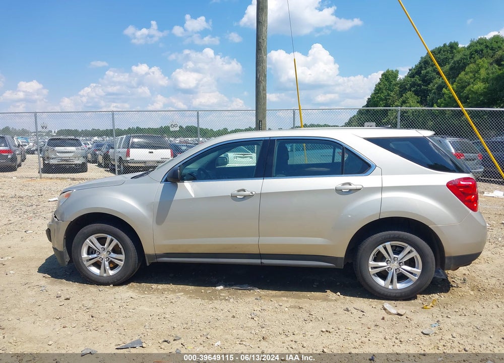 2013 CHEVROLET EQUINOX LS VIN: 2GNALBEK1D6416421