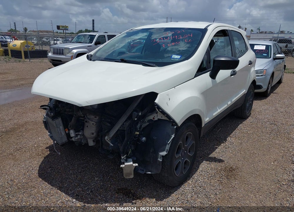 2021 FORD ECOSPORT S VIN: MAJ3S2FE9MC397689