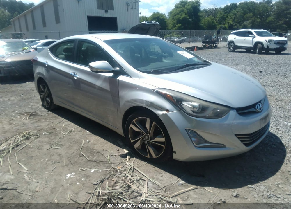 2016 HYUNDAI ELANTRA LIMITED VIN: 5NPDH4AE5GH676940