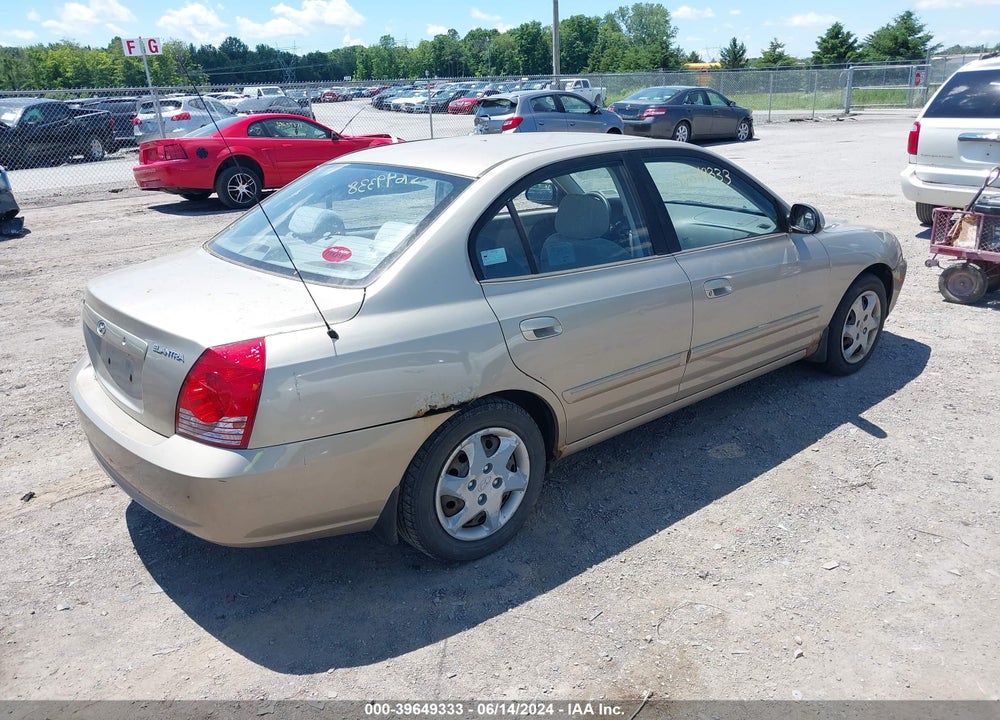 2005 HYUNDAI ELANTRA GLS/GT VIN: KMHDN46D05U125323