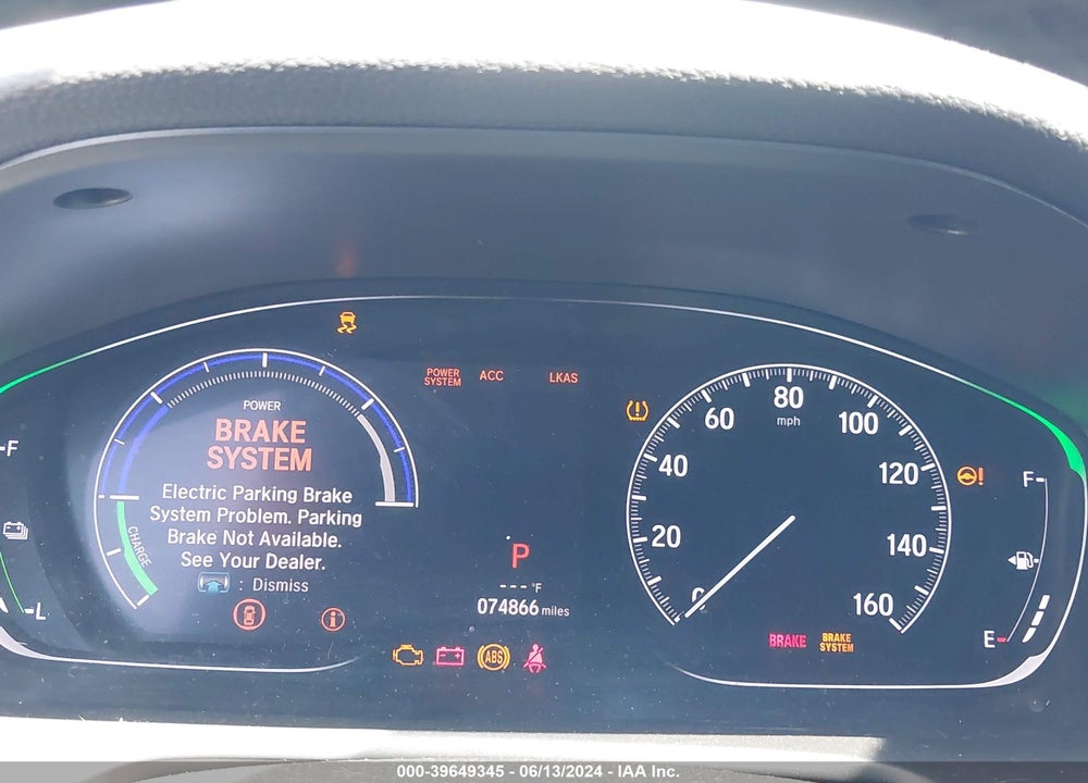 2020 HONDA ACCORD HYBRID TOURING VIN: 1HGCV3F92LA011636