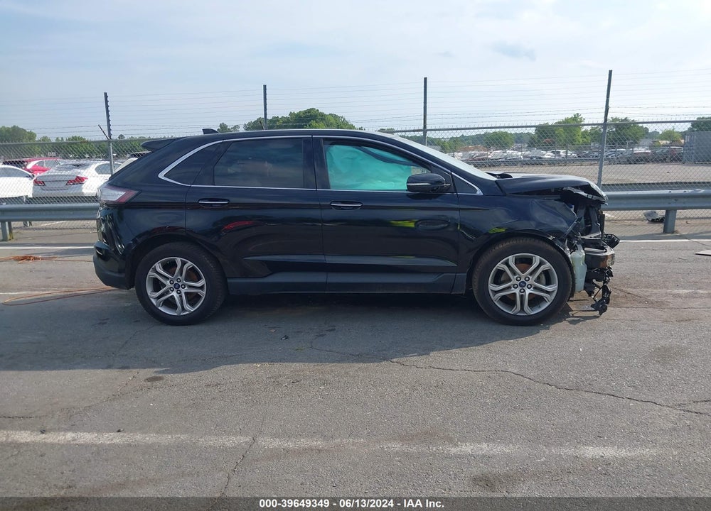 2017 FORD EDGE TITANIUM VIN: 2FMPK3K95HBB75517