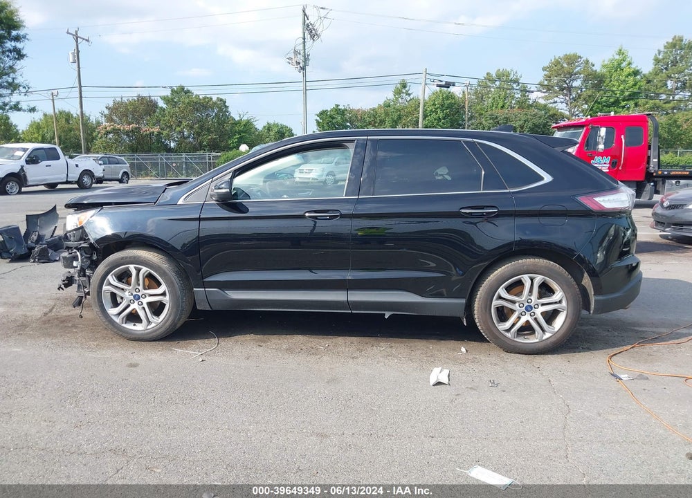 2017 FORD EDGE TITANIUM VIN: 2FMPK3K95HBB75517