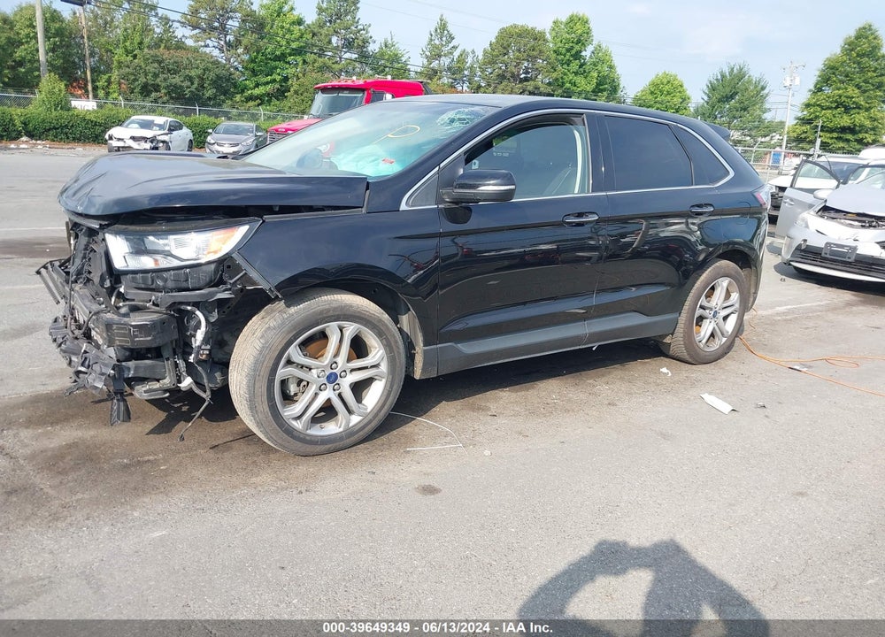 2017 FORD EDGE TITANIUM VIN: 2FMPK3K95HBB75517