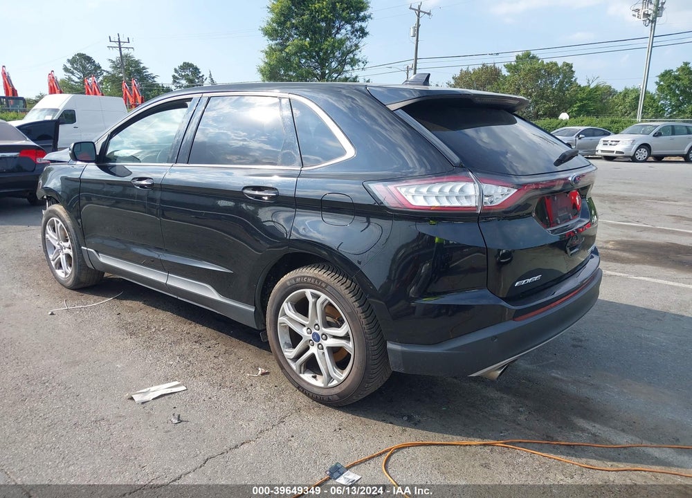2017 FORD EDGE TITANIUM VIN: 2FMPK3K95HBB75517