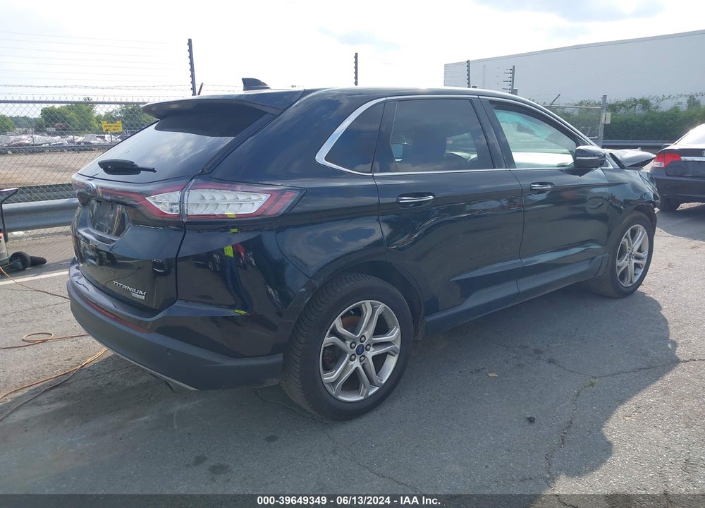 2017 FORD EDGE TITANIUM VIN: 2FMPK3K95HBB75517