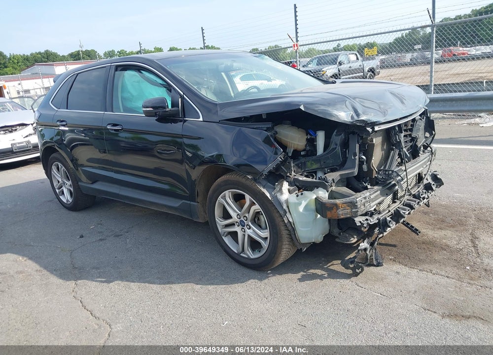 2017 FORD EDGE TITANIUM VIN: 2FMPK3K95HBB75517
