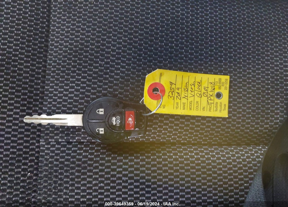 2019 NISSAN VERSA VIN: 3N1CN7AP8KL850101
