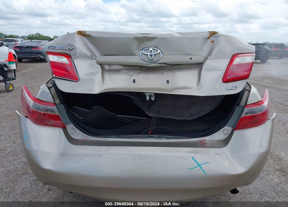 2008 TOYOTA CAMRY LE VIN: 4T4BE46K88R015040