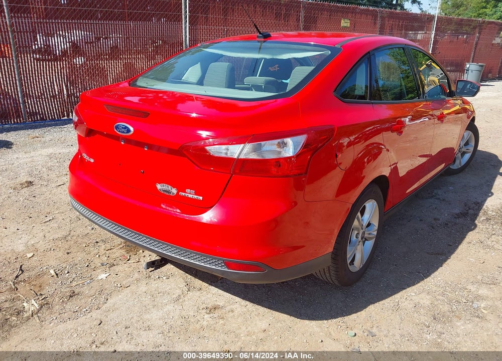 2014 FORD FOCUS SE VIN: 1FADP3F23EL436523