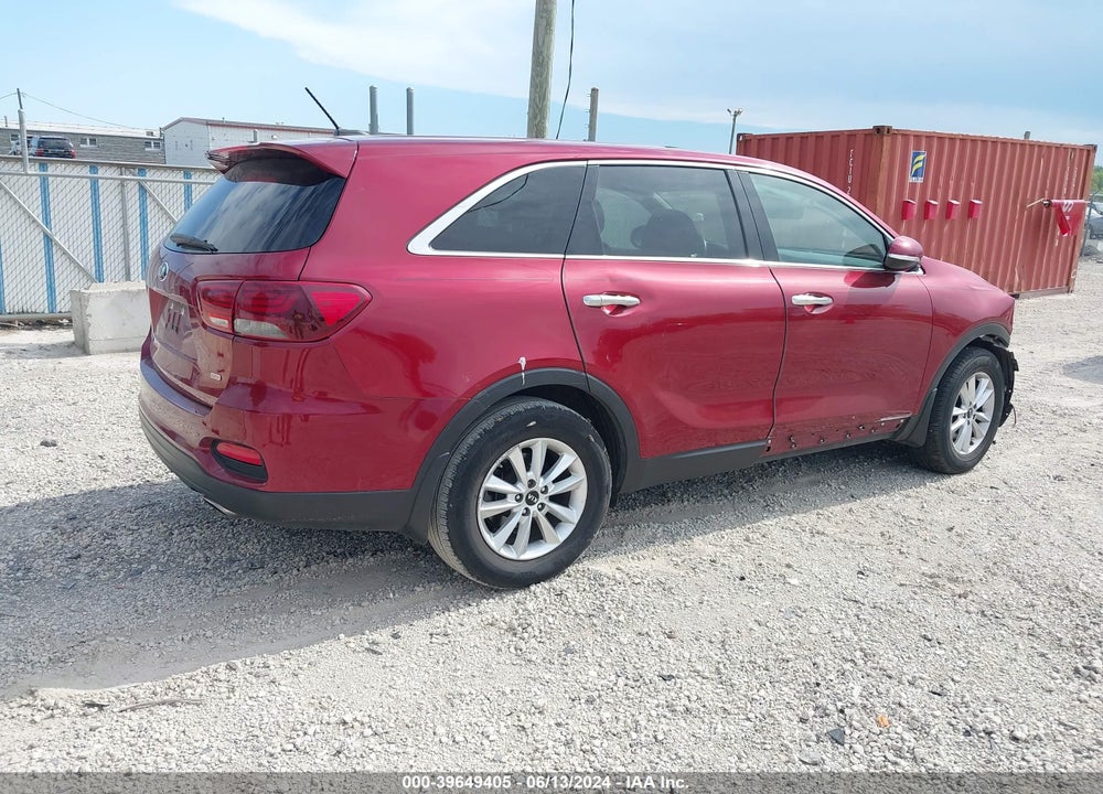 2019 KIA SORENTO 2.4L LX VIN: 5XYPG4A30KG535174