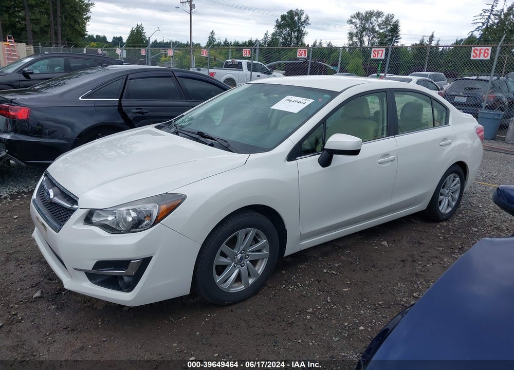 2016 SUBARU IMPREZA VIN: JF1GJAB68GH018668