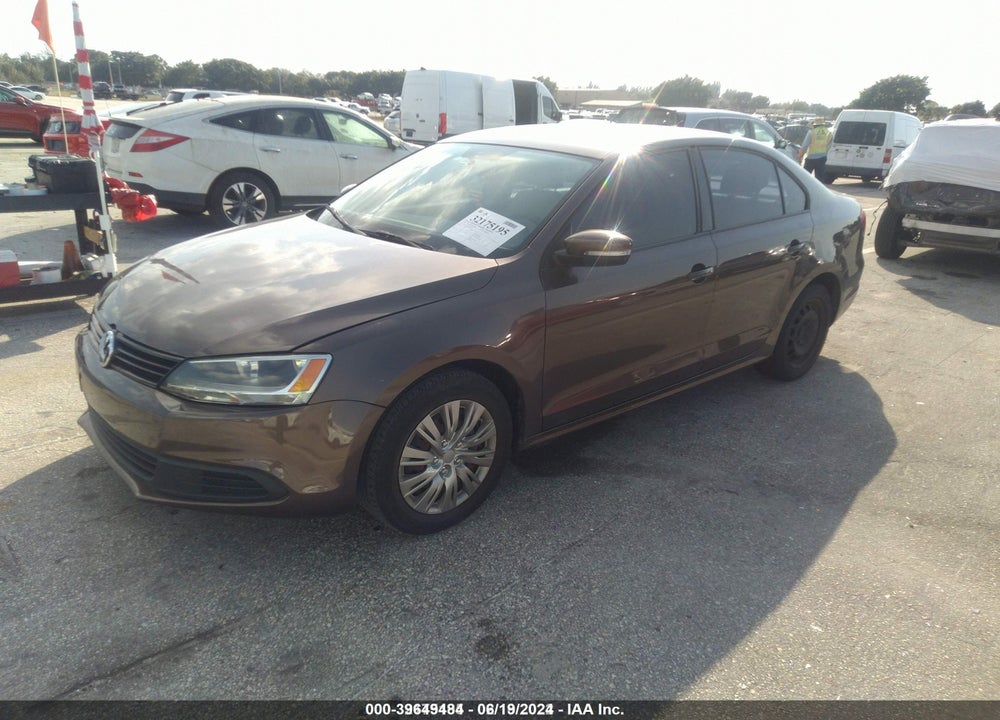 2014 VOLKSWAGEN JETTA 1.8T SE VIN: 3VWD07AJXEM213444