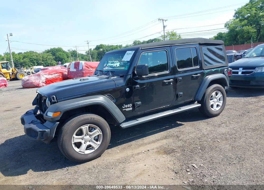 2018 JEEP WRANGLER UNLIMITED SPORT S 4X4 VIN: 1C4HJXDG6JW273233