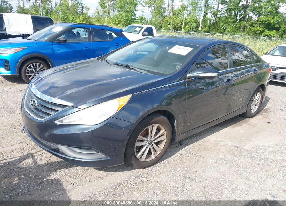 2014 HYUNDAI SONATA GLS VIN: 5NPEB4AC1EH935179
