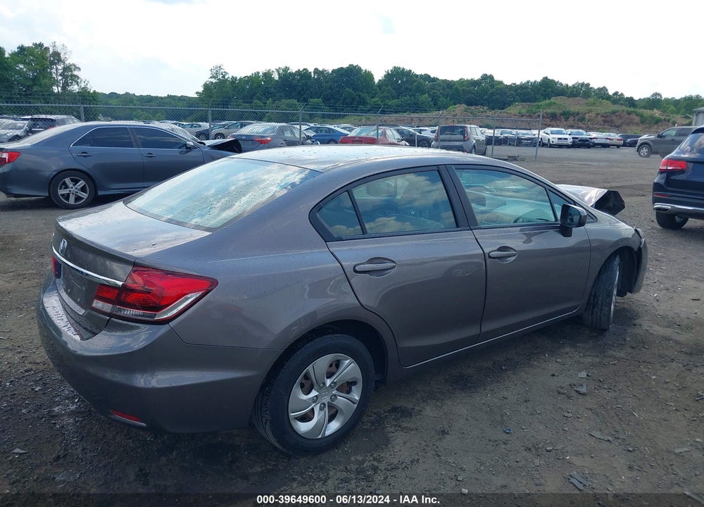 2014 HONDA CIVIC LX VIN: 19XFB2F58EE223243
