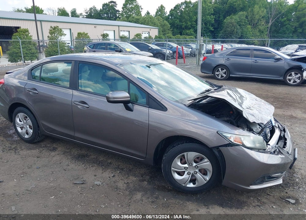 2014 HONDA CIVIC LX VIN: 19XFB2F58EE223243