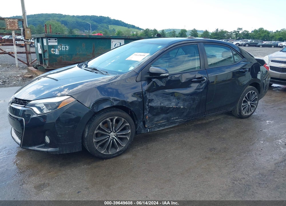2016 TOYOTA COROLLA S PREMIUM VIN: 5YFBURHE8GP548412