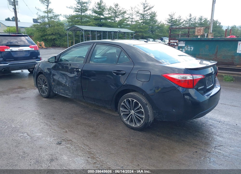 2016 TOYOTA COROLLA S PREMIUM VIN: 5YFBURHE8GP548412