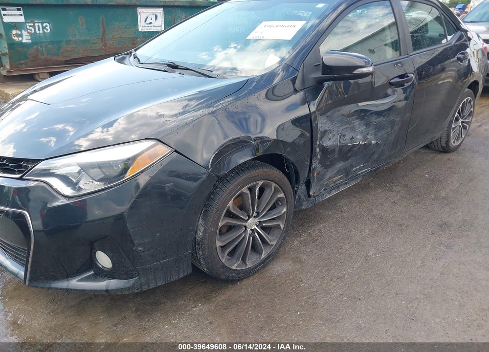 2016 TOYOTA COROLLA S PREMIUM VIN: 5YFBURHE8GP548412