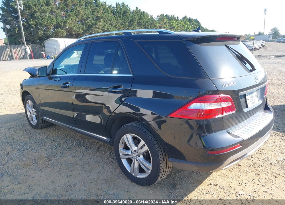 2014 MERCEDES-BENZ ML 350 4MATIC VIN: 4JGDA5HB5EA361691