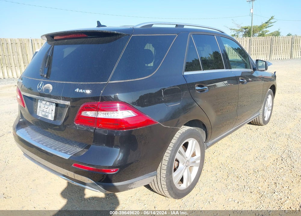 2014 MERCEDES-BENZ ML 350 4MATIC VIN: 4JGDA5HB5EA361691