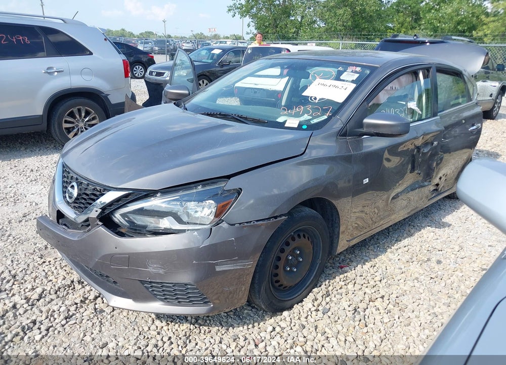 2016 NISSAN SENTRA SV VIN: 3N1AB7AP6GY249327