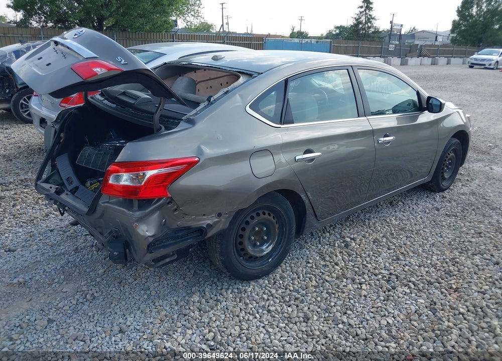 2016 NISSAN SENTRA SV VIN: 3N1AB7AP6GY249327