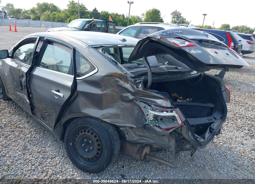 2016 NISSAN SENTRA SV VIN: 3N1AB7AP6GY249327