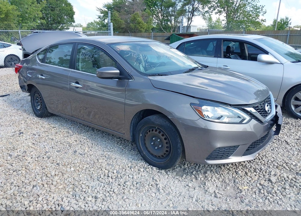 2016 NISSAN SENTRA SV VIN: 3N1AB7AP6GY249327