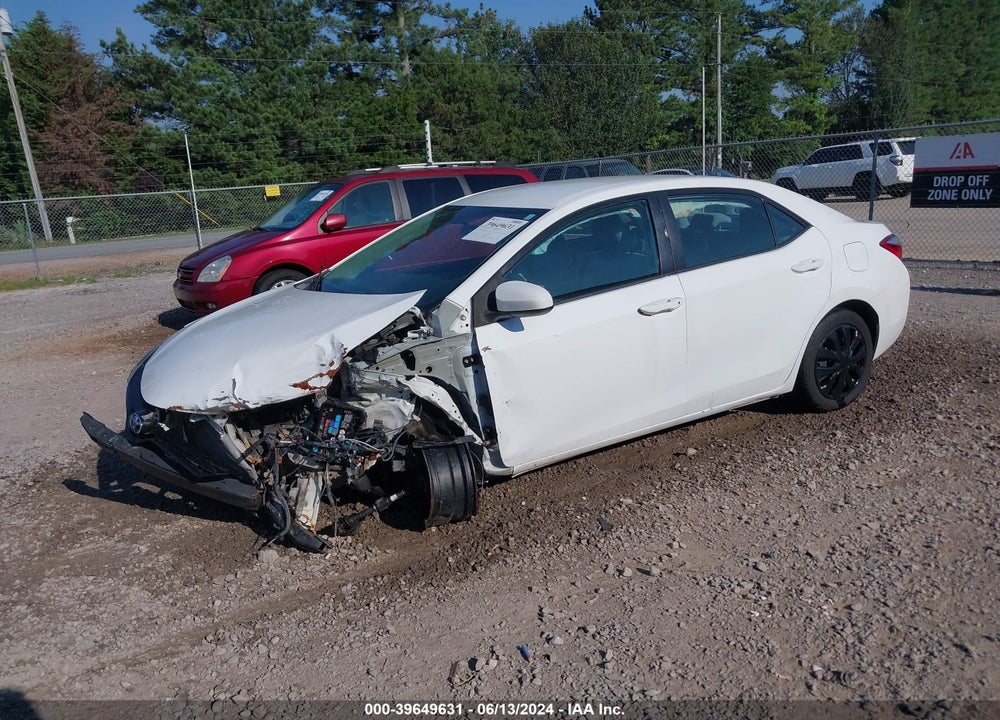 2014 TOYOTA COROLLA LE VIN: 2T1BURHE1EC190535