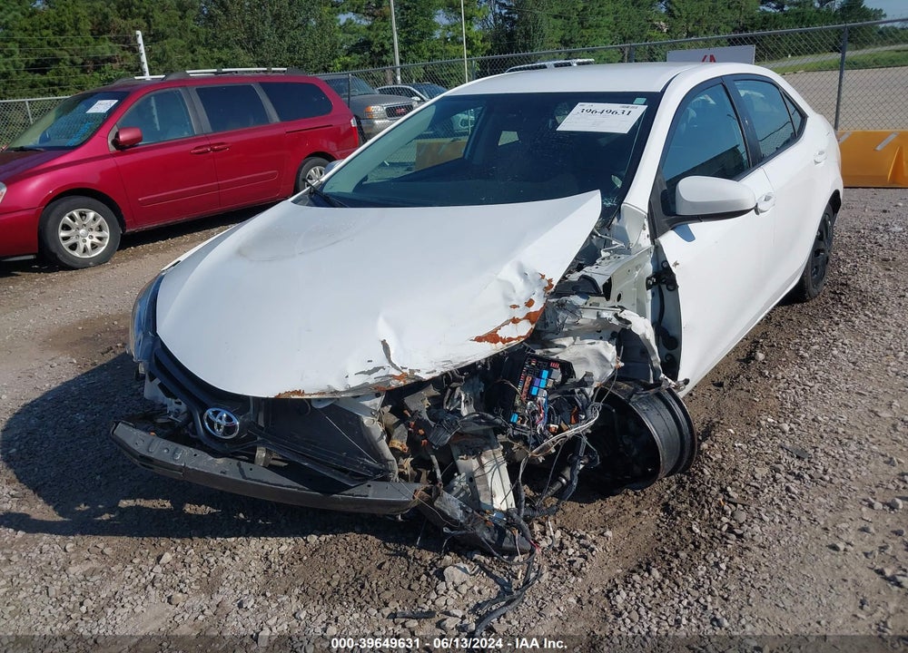 2014 TOYOTA COROLLA LE VIN: 2T1BURHE1EC190535