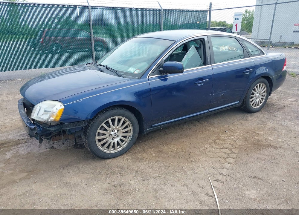 2006 MERCURY MONTEGO PREMIER VIN: 1MEFM42146G615807