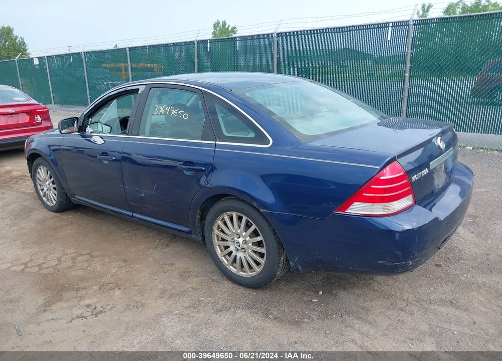 2006 MERCURY MONTEGO PREMIER VIN: 1MEFM42146G615807