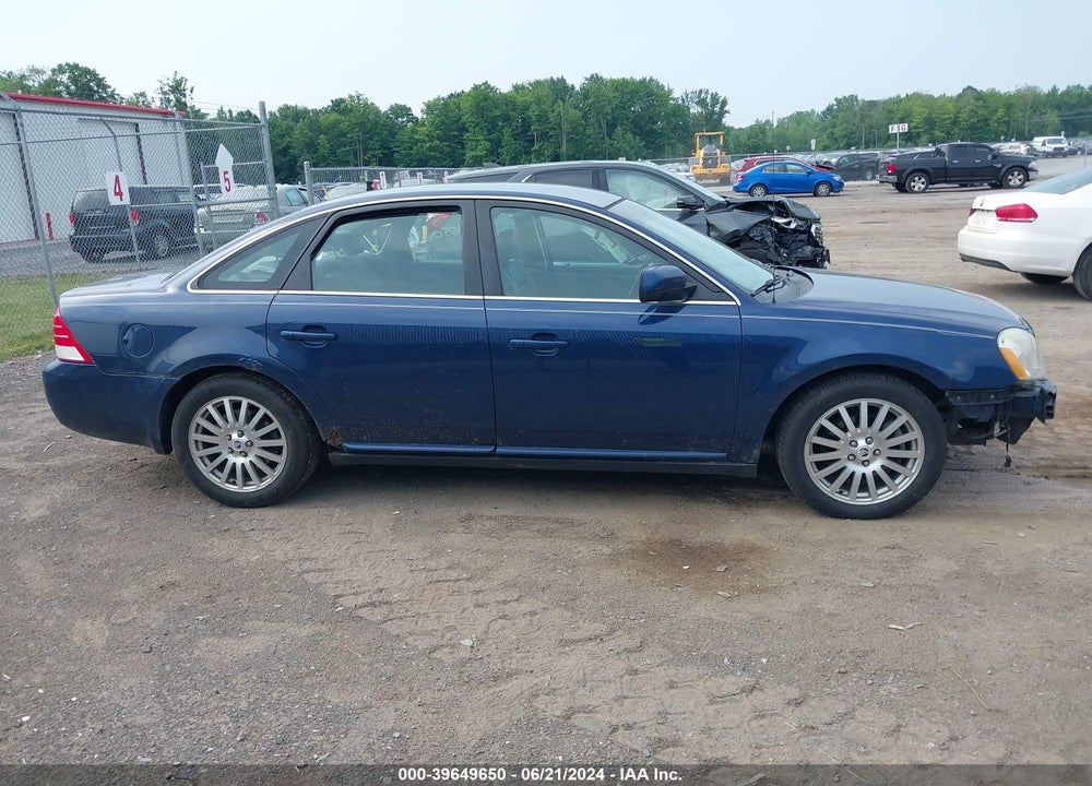 2006 MERCURY MONTEGO PREMIER VIN: 1MEFM42146G615807