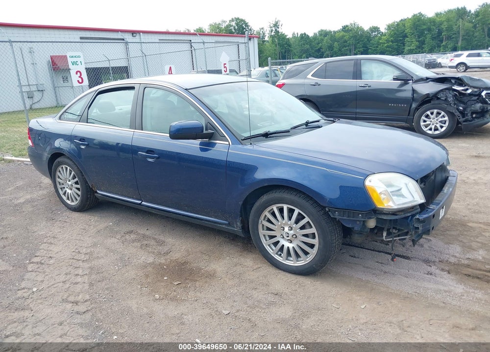 2006 MERCURY MONTEGO PREMIER VIN: 1MEFM42146G615807