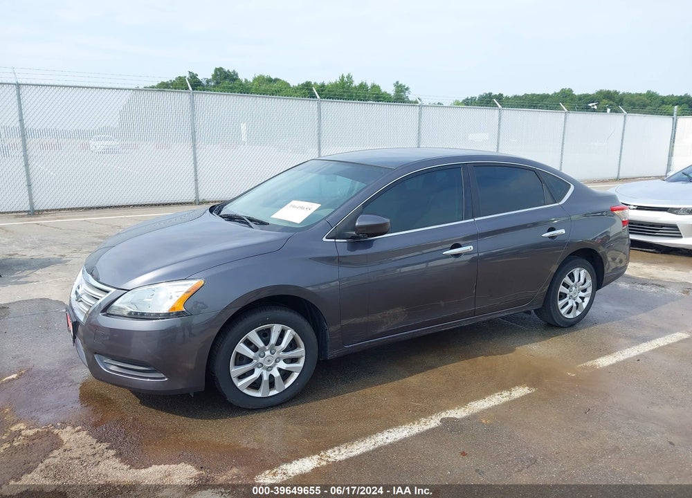 2014 NISSAN SENTRA S VIN: 3N1AB7APXEY341795
