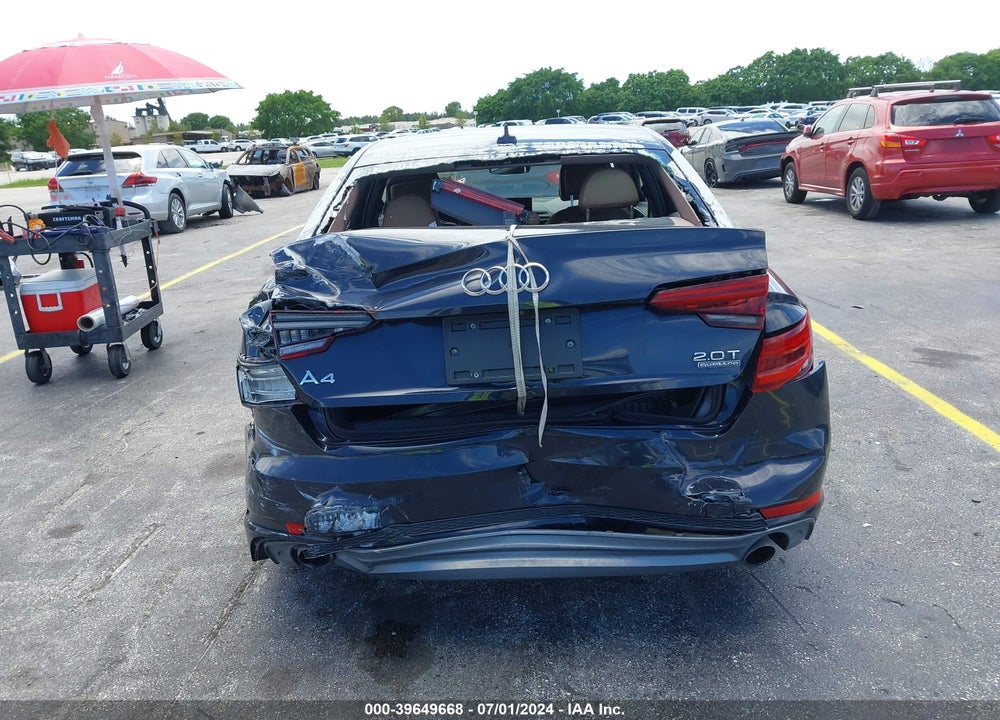 2018 AUDI A4 2.0T PREMIUM/2.0T TECH PREMIUM VIN: WAUDNAF49JA116342