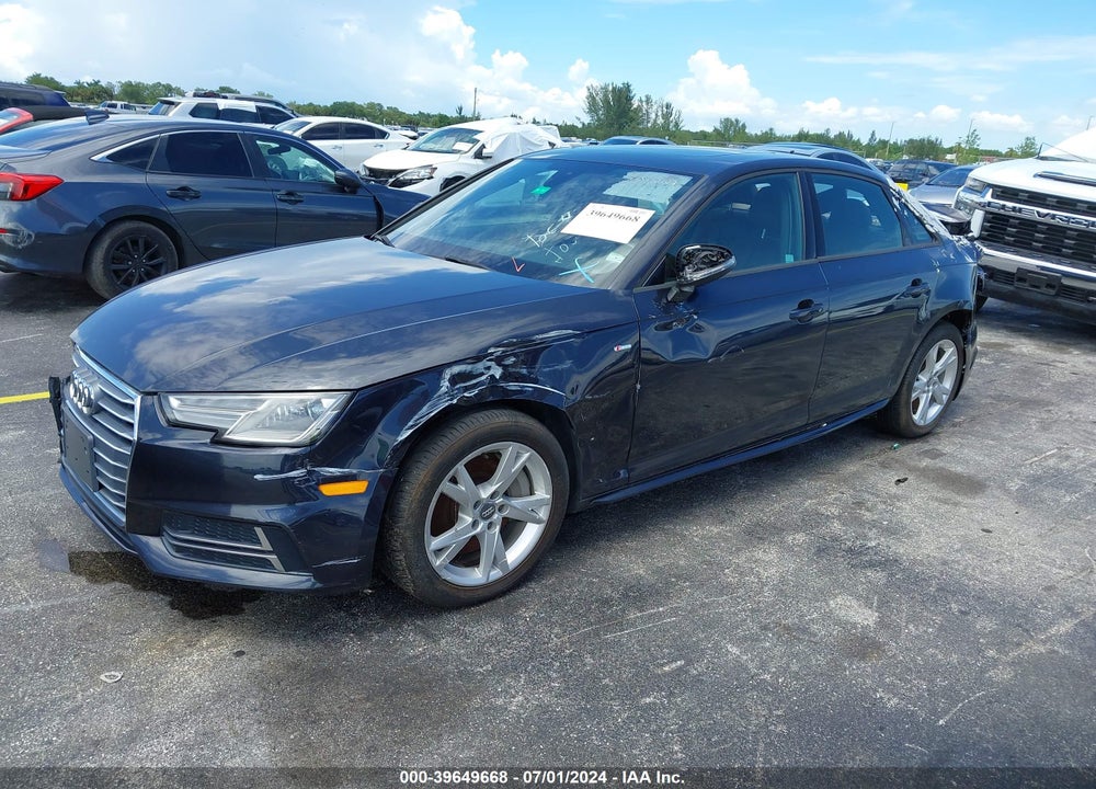 2018 AUDI A4 2.0T PREMIUM/2.0T TECH PREMIUM VIN: WAUDNAF49JA116342
