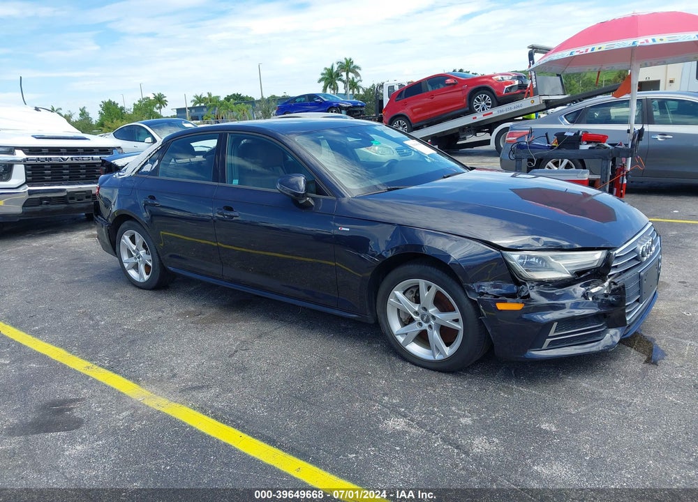 2018 AUDI A4 2.0T PREMIUM/2.0T TECH PREMIUM VIN: WAUDNAF49JA116342