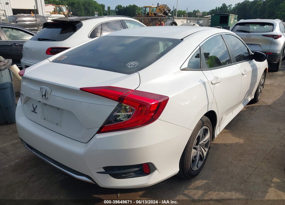 2019 HONDA CIVIC LX VIN: 19XFC2F67KE025366