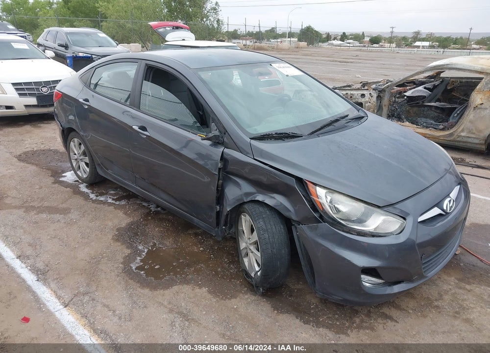 2012 HYUNDAI ACCENT GLS VIN: KMHCU4AE4CU099059
