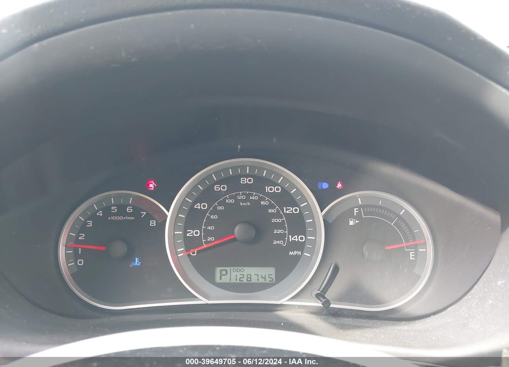 2010 SUBARU IMPREZA 2.5I PREMIUM VIN: JF1GE6B63AH500005
