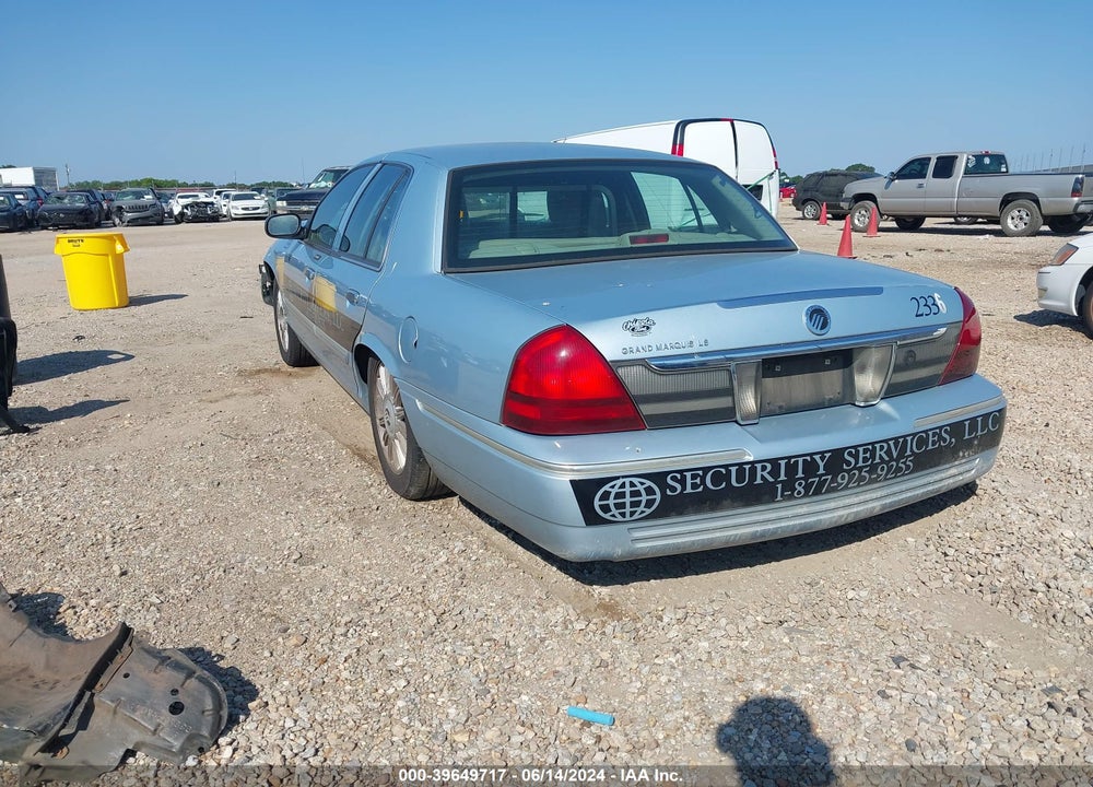 2011 MERCURY GRAND MARQUIS LS VIN: 2MEBM7FV1BX602336