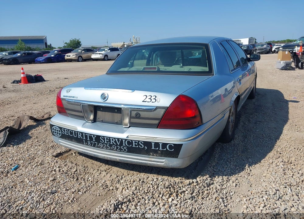 2011 MERCURY GRAND MARQUIS LS VIN: 2MEBM7FV1BX602336